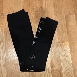 Adidas by Stella McCartney Black Leggings with Shiny Details